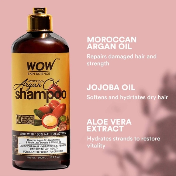 WOW Skin Science Moroccan Argan Oil Shampoo and Conditioner Set - 16.9oz Each - Picture 11 of 14